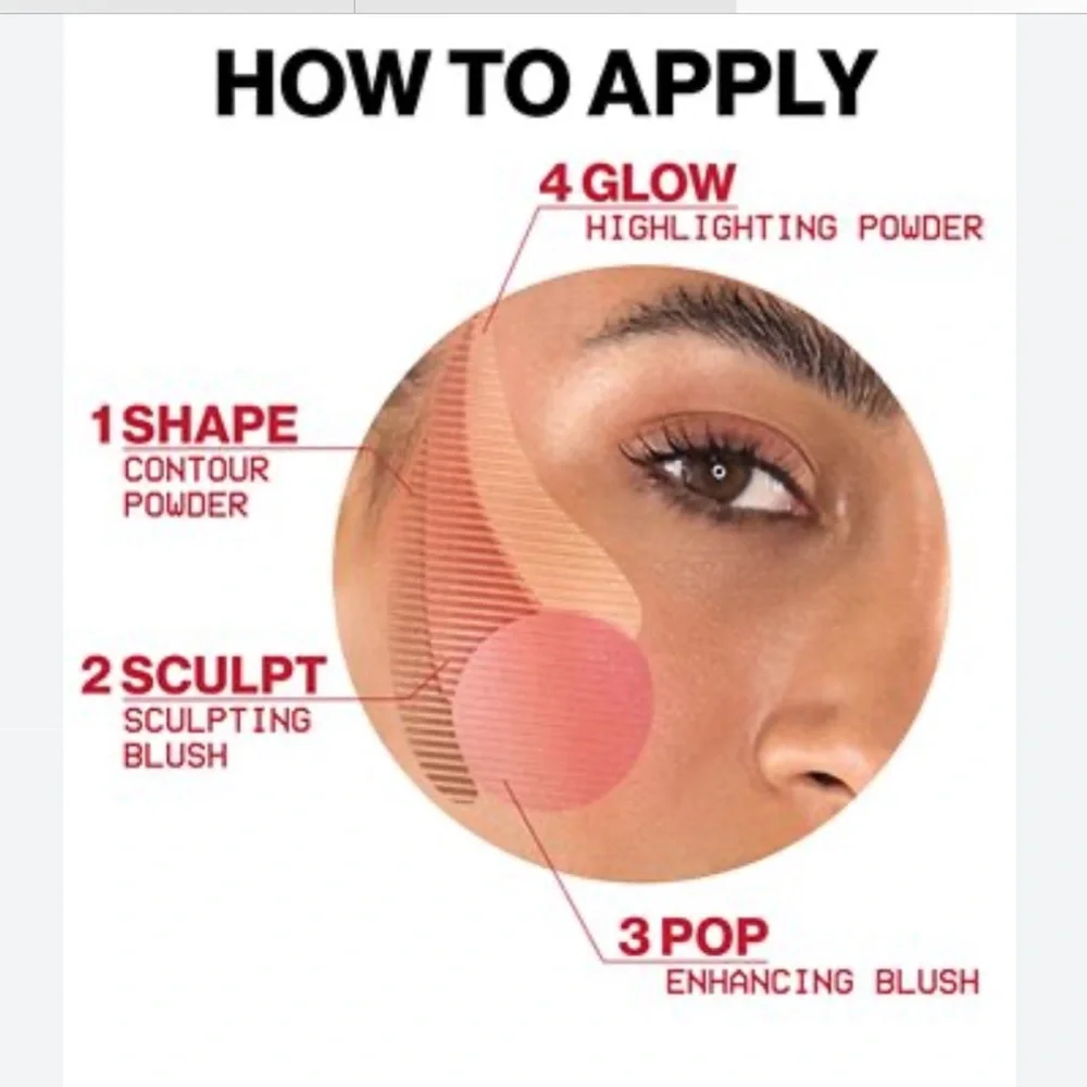 SMASHBOX “HALO” Sculpt & Glow Face Palette - CORAL SATURATION